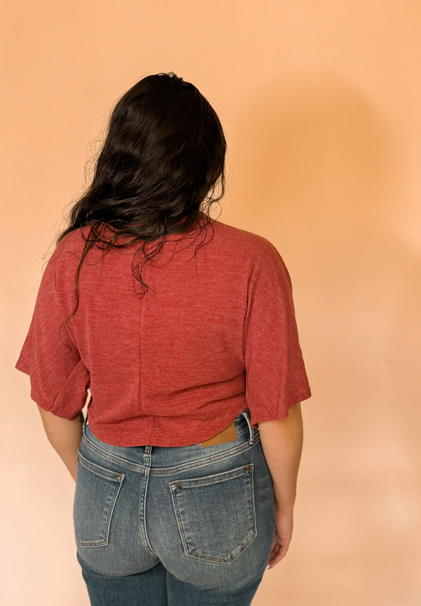 Allie front- twist top