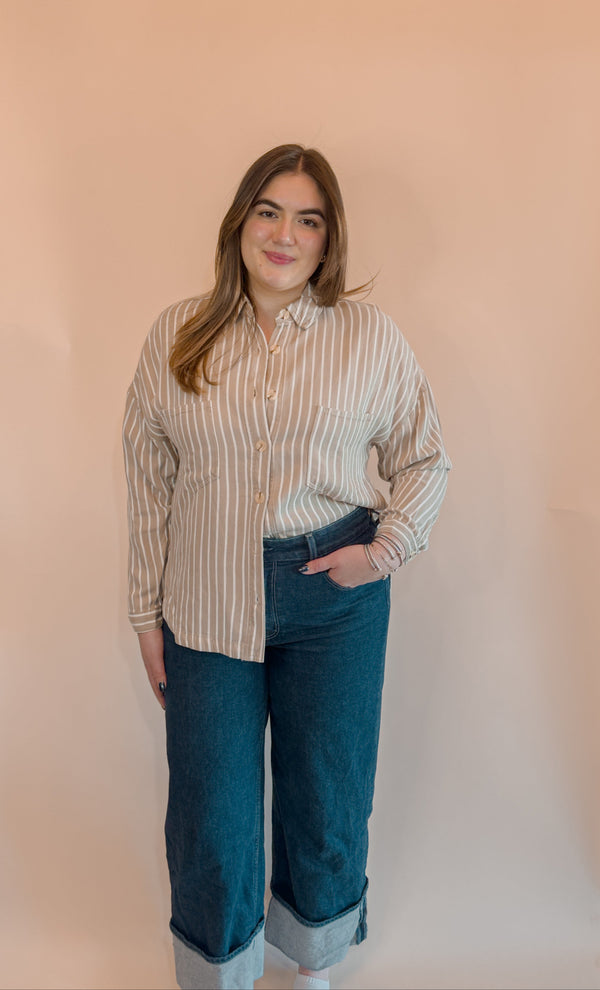 Paige Stripe Long Sleeve Top